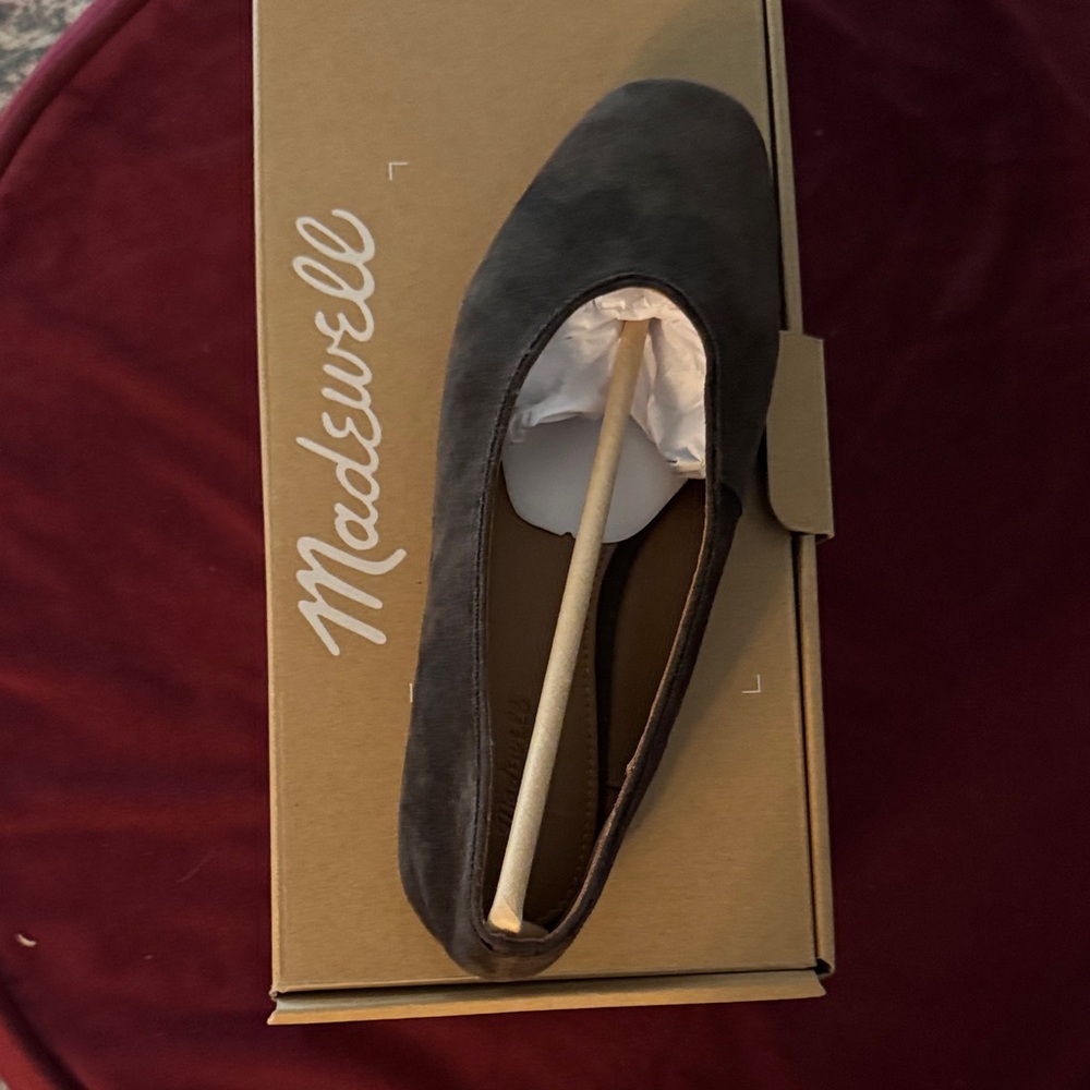 Madewell Brown Suede Ballet Flat